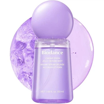 Зволожуючий гелевий серум-міст для обличчя з PDRN BIODANCE Caviar PDRN Jelly Serum Mist 50 ml
