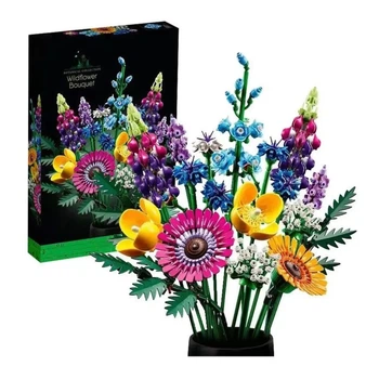3G Конструктор Wild Flower Букет Цветов 980 деталей (01901)