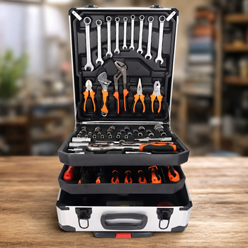Набор инструментов tool set 235 предметов / Набор головок с трещоткой / Автомобильный набор инструментов
