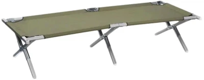 Раскладушка Tactical Extreme TE НАТО алюминиевая Oxford 600D для кемпинга с чехлом