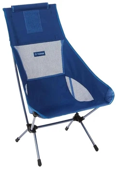 Кресло Helinox Sunset Chair Blue Block высокоспинное алюминиевое для кемпинга с карманами-подголовником
