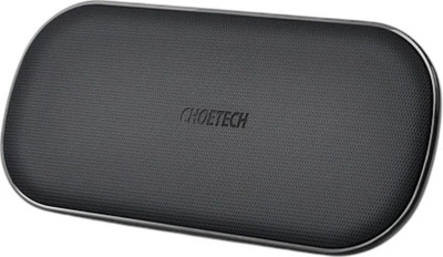 Ładowarka bezprzewodowa CHOETECH Fast Dual Wireless Charger 18W Black (6971824972368)