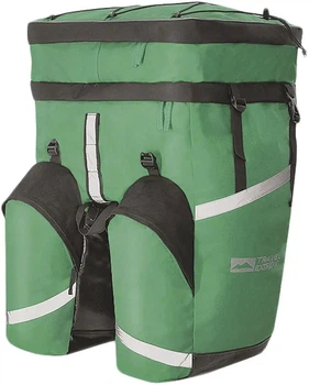 Велосипедный рюкзак Travel Extreme TE Mono Cordura на багажник с светоотражающими полосками, водонепроницаемым дном