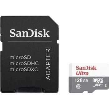 Карта пам'яті SANDISK Ultra microSDXC 128GB + SD Adapter Class 10 UHS-I
