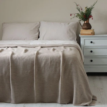 Покрывало LA MODNO CORN, BEIGE, 170x240 см, Полуторный, Бежевый