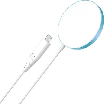 Ładowarka bezprzewodowa CHOETECH Magnetic Wireless Charger 15W Blue (6932112104687)