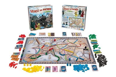 Настольная игра Ticket to Ride: Европа (Билет на поезд: Европа) – польская версия
