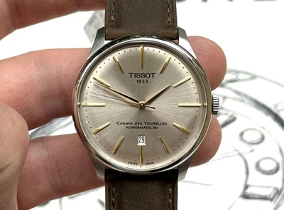 Механические часы Tissot Chemin des Tourelles Powermatic 80 42 mm T139.407.16.261.00 Swiss Made швейцарские Automatic