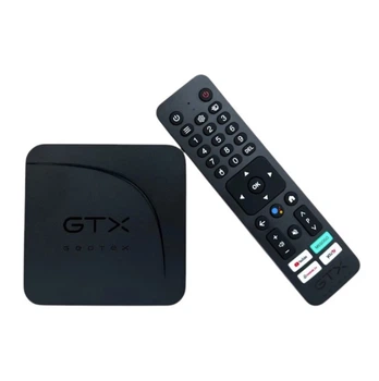 Смарт приставка Geotex GTX-R12 4/32 Gb Amlogic S905X5M Android 14 ATV WiFi 2.4/5.0+BT голос
