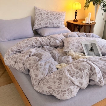 Постельное белье полуторное из муслина Colorful Home Print 6 21827 150х210 см