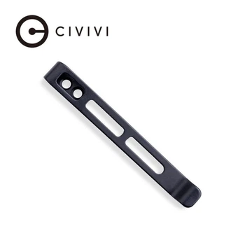 Клипса карманная Civivi CA-06A-V1 нержавеющая сталь 50х6,8 мм черная