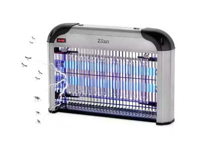 Уничтожитель насекомых 2 лампы 70 м² электрический для дома серый Zilan MC-2800