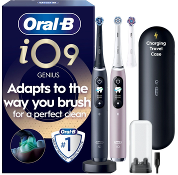 Набір електричних зубних щіток Oral-B iO Series 9 Black & Rose