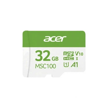 Карта памяти Acer 32GB microSD MSC100 /U1/ V10/A1 Read 100MB/s / Write 10MB/s (BL.9BWWA.335) (347109)