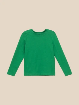 Лонгслів однотонний для хлопчика LAWA BBC02316-1 110 см Зелений shop (2000999657139)