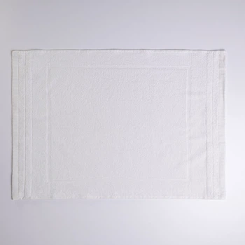 Рушник махровий для ніг Килимок GM Textile 50х70см 500г/м2 (Білий)
