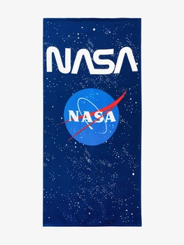 Рушник для пляжу NASA 52 47 075 MICRO 70 х 140 см Синій shop (5908213360926)