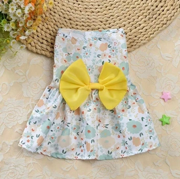 Платье для собак "FLUFFI" Желтое Size S