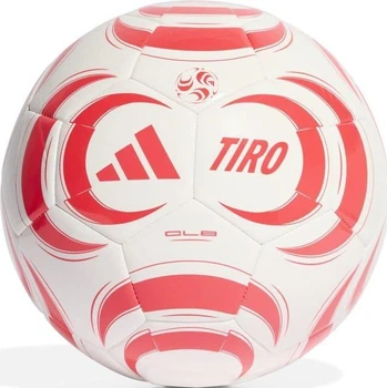 М'яч футбольний Adidas TIRO CLB білий, червоний Уні 4