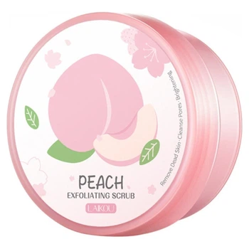 Пилинг для лица с экстрактом мякоти персика Laikou Peach Exfoliating Scrub, 90 мл