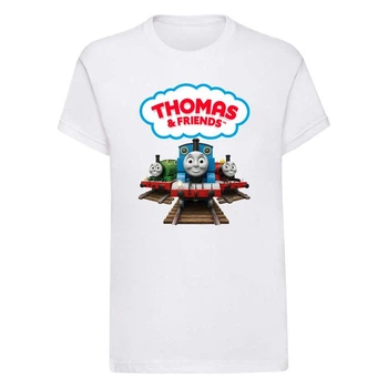 Футболка дитяча біла з принтом Thomas & Friends Томас і друзі DM-1948 92 см