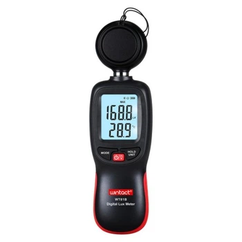 Измеритель освещенности Wintact цифровой + термометр, Bluetooth 200000 Lux (WT81B) Wintact WT81B 1053008