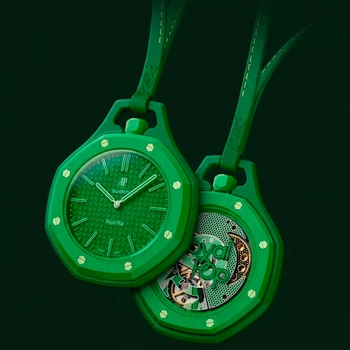 Кишеньковий годинник Swatch Royal Pop, 1:1 колір Green Eight