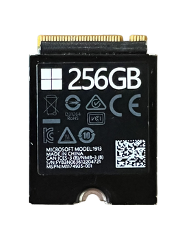 Накопитель SSD Microsoft 256Gb NVMe M.2 Gen3x4 1913 ( M1174935-001 ) - Б/У
