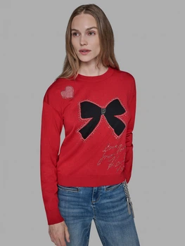 Джемпер жіночий Karl Lagerfeld 497226474 L Червоний (1160581607)