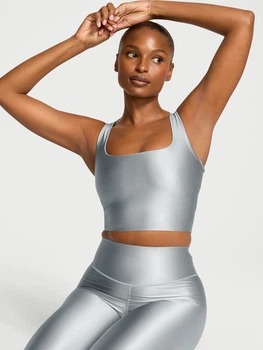 Спортивний топ для фітнесу жіночий Victoria's Secret 787935896 XL Сірий (1160520566)