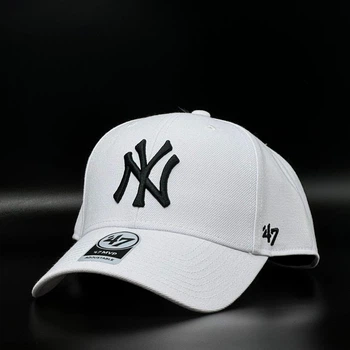 Белая кепка 47 brand MLB New York Yankees MVP B-MVPSP17WBP-WH