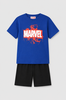 Летний сет, пижама для мальчика Marvel — футболка и шорты Primark Синий с черным 10-11 лет (146 см) Код: 3006lnt blue-black M