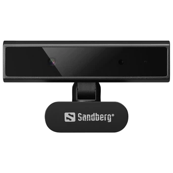 Веб-камера Sandberg Face Scan Webcam Mini Full HD Autofocus, ENC, USB-A/USB-C connection