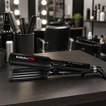 Плойка-гофре BaByliss PRO CRIMP 38 мм профессиональная для прикорневого объема волос для парикмахеров EP 5.0 (ECPE856ZBAB)