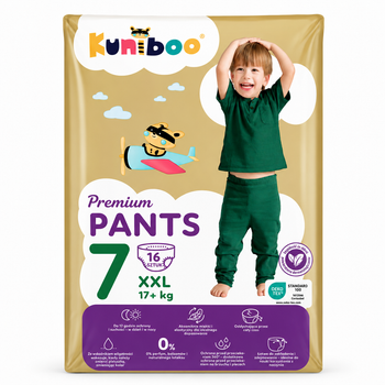 Підгузки-трусики Kuniboo premium 7 (17+ кг) 16 шт