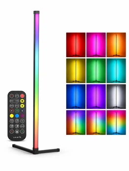 Неонова лампа від USB торшер Nook Lamp RGB 120 см підлоговий кутовий світильник нічник регулювання яскравості пульт