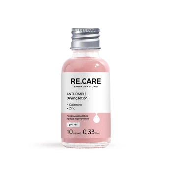 Локальное средство от прыщей подсушивающий Re.Care Anti-Pimple Drying lotion, 10 мл (4823109409231)