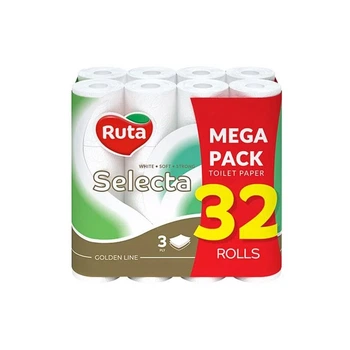 Бумага туалетная Ruta Selecta 32 шт