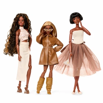 Набір колекційних ляльок Створи свою Базову Барбі Barbie Signature You Create Barbie Basics Deluxe Kit #4 (JJX38) (JJX38)