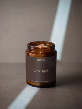 Свічка у скляній баночці 150ml Love spell 150 ml