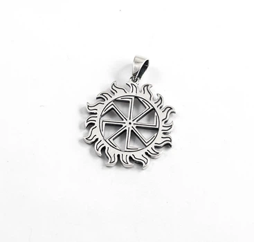 Кулон оберіг Коловрат Maxi Silver 9556 3.0 см Сріблястий (89556)