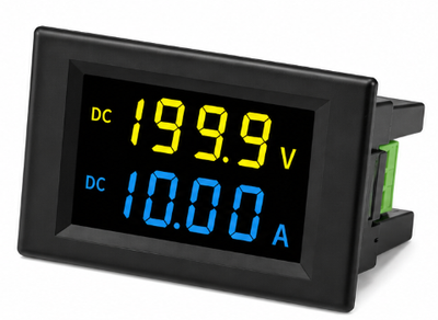 Вольтметр-амперметр D85-3051AG DC 0-200V/0-200A с шунтом