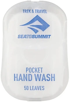 Мило Sea To Summit Pocket Wash Soap 50 пластин для прання біорозкладне TSA зелений чай