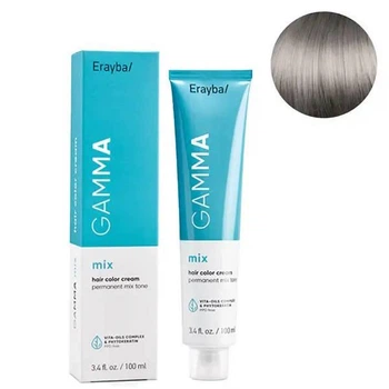 Крем-краска для волос Erayba Gamma Mix Tone Haircolor Cream 0/20 (Серебристый) 100 мл