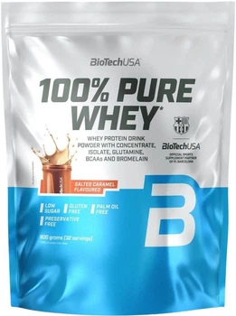 Сывороточный протеин BioTechUSA 100% Pure Whey порошок 900 г Соленая карамель (5999076270163)