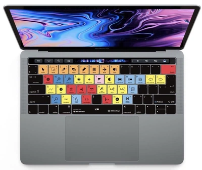 Силіконова захисна накладка Editors Keys для MacBook Pro (2016–2019) з гарячими клавішами PreSonus Studio One (5060117684413)