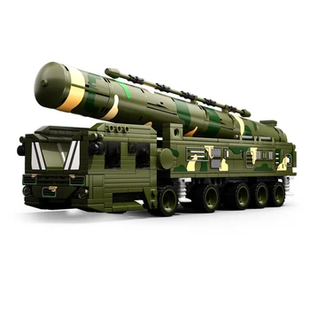 Конструктор QZCX Qizhi Creative Building Blocks Межконтинентальная ракета Dongfeng 41 1099 деталей (Q27)