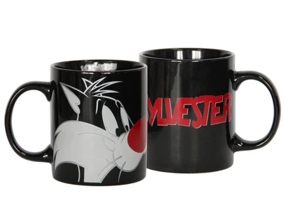 Кухоль порцеляновий Warner Bros Sylvester Cat Циліндр чорний 350 мл (75001592)