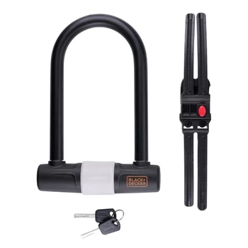 Замок велосипедний Black&Decker U-Lock 14x25 cm (871125223388)