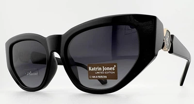 Солнцезащитные Женские Очки KATRIN JONES KJ 0884 Col.001-G16 Поляризационные Черный градиент